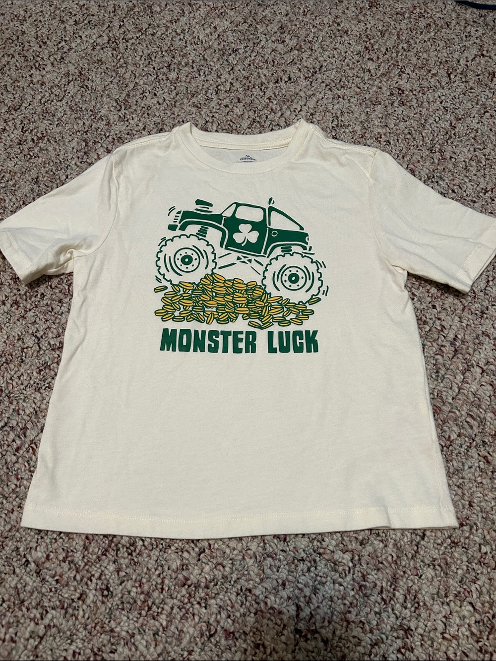 Kids 'Monster Luck' Monster Truck Graphic Tee